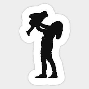 Mom and Kids Sticker